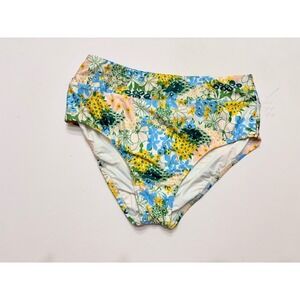 ModCloth Women's High‎ Waisted Swim Bikini Bottoms Medium Color NWOT